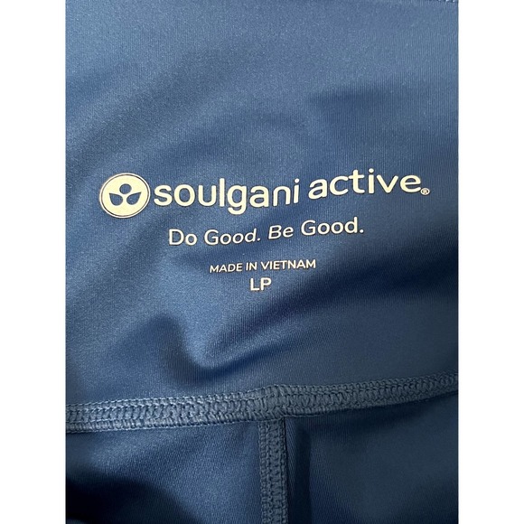 Soulgani Active Heart It All Ohio Twin Soul Leggings Classic Blue Size PL - Picture 6 of 9